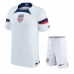 Förenta staterna Barnkläder Hemma matchtröja till baby VM 2022 Kortärmad (+ Korta byxor) Billigt